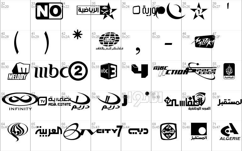 Arab TV logos