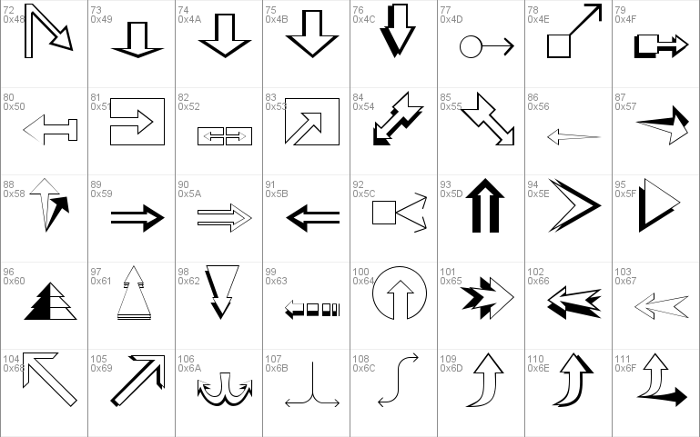 Arrows (outline)