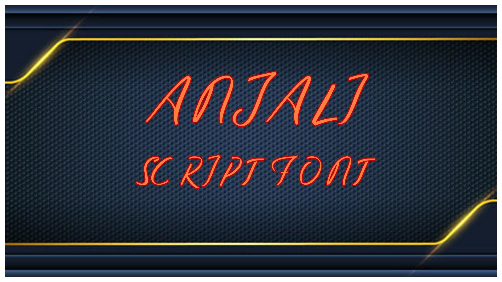 Anjali Script Font