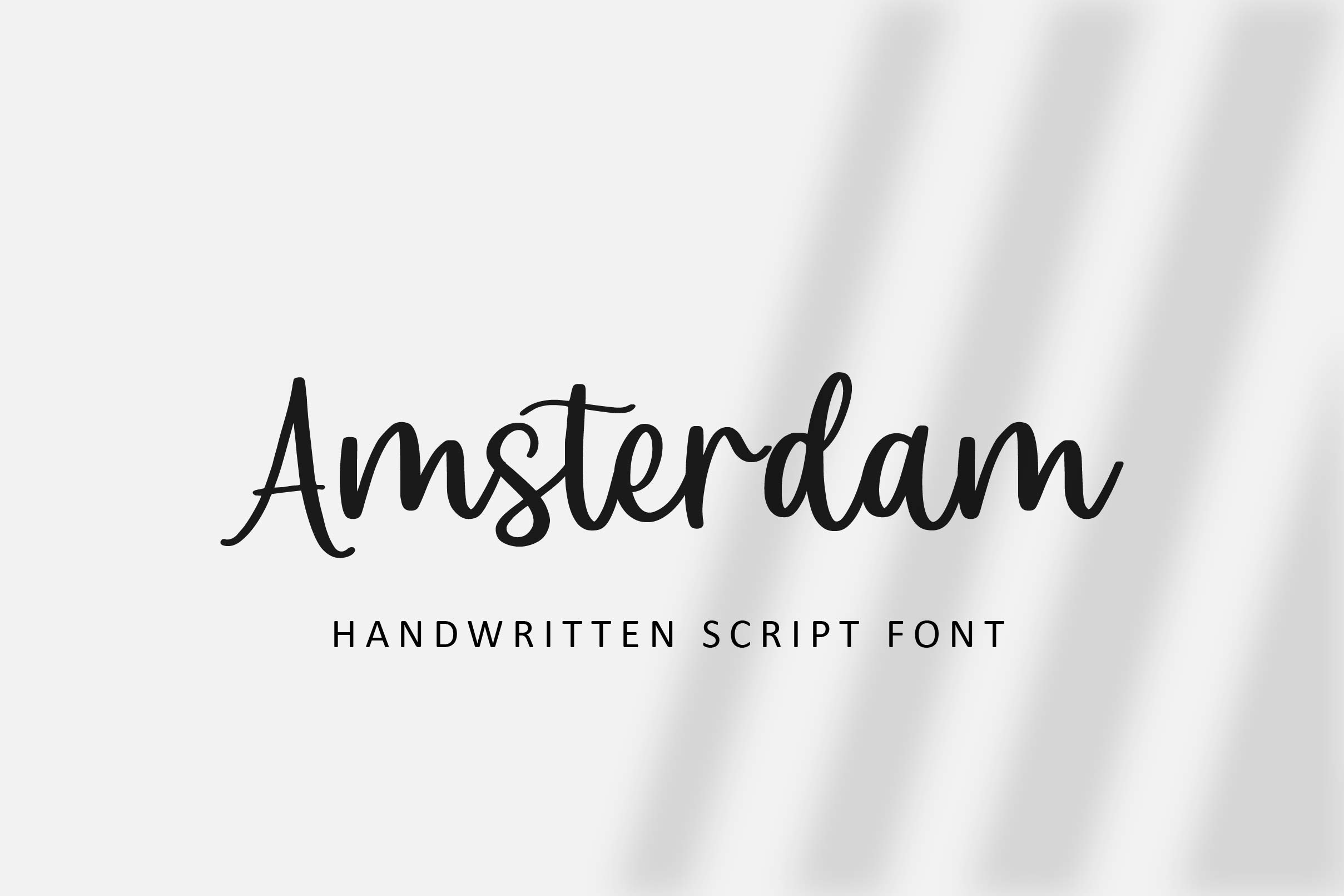 Amsterdam Script Font