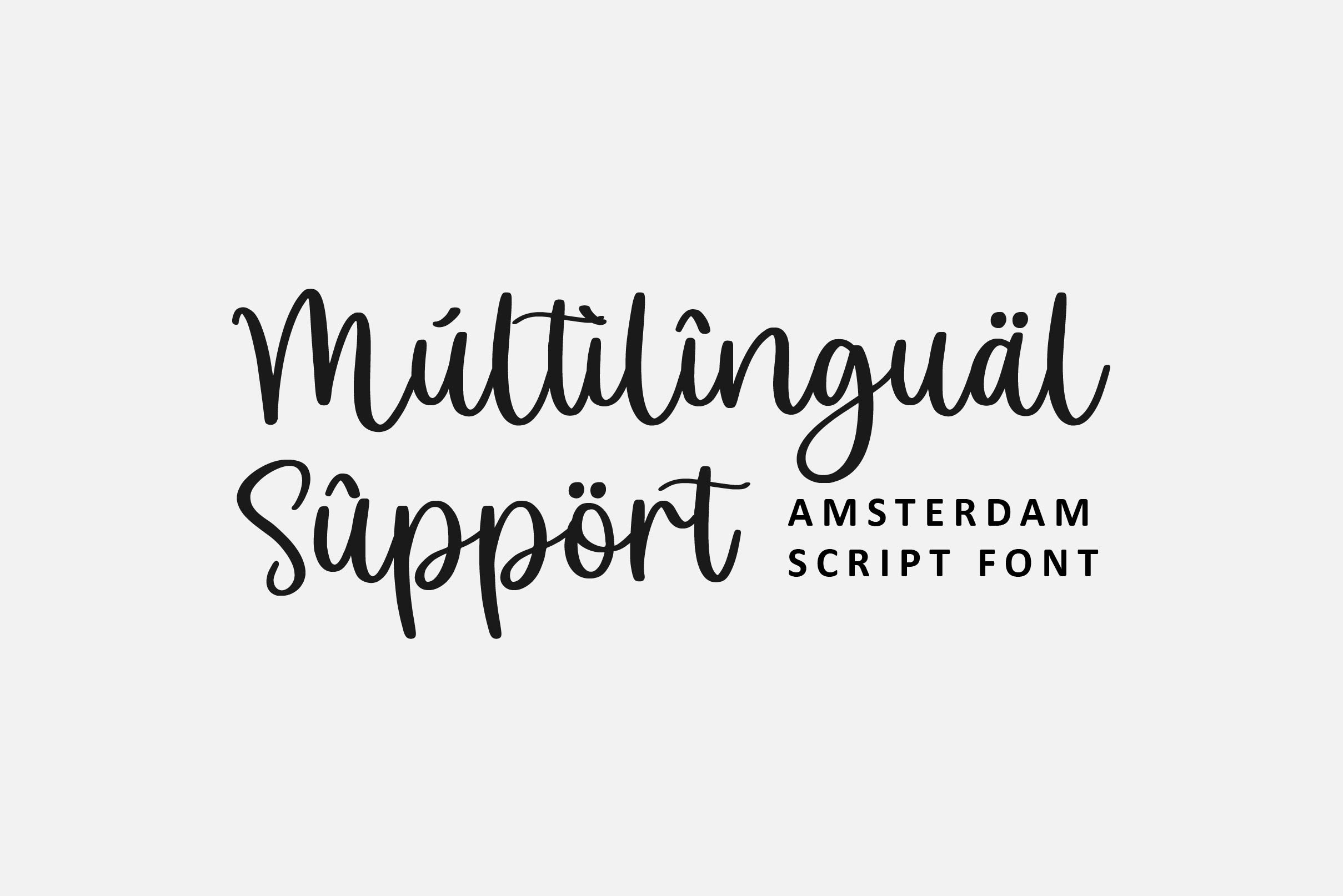 Amsterdam Script Font