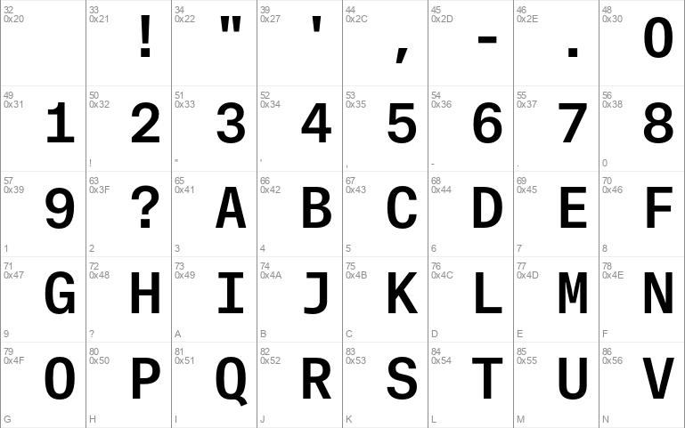 Atlas Typewriter LG Medium Trial