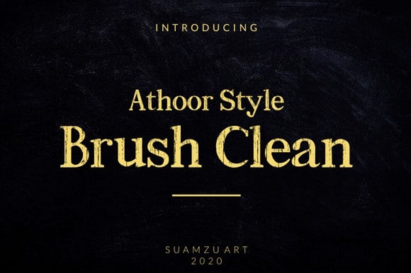 Athoor Style Brush Clean