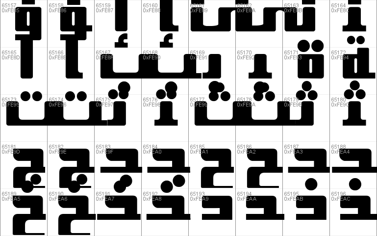 Arabic-font-2013 Windows font - free for Personal