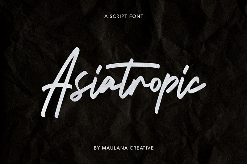 Asiatropic Free Font