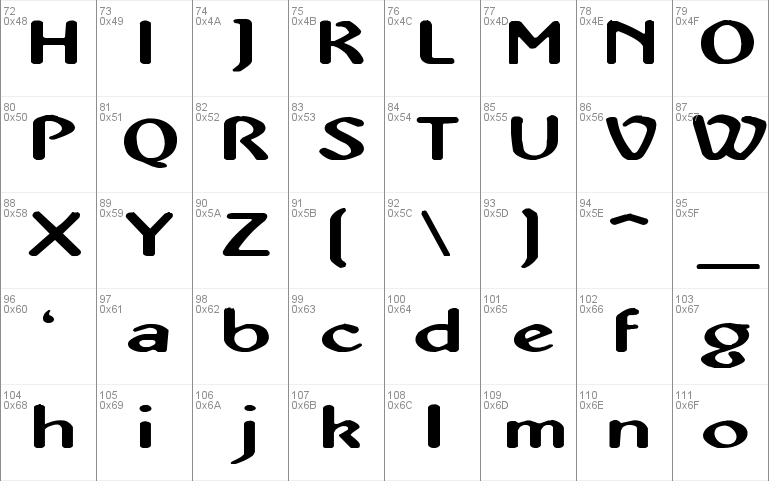 Abbey Windows font - free for Personal