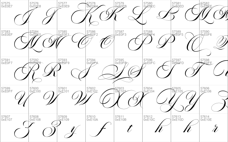 Aston Script Windows font - free for Personal