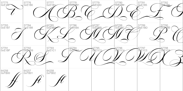 Aston Script Windows font - free for Personal