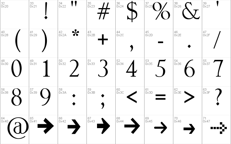 Arrow Symbols 1