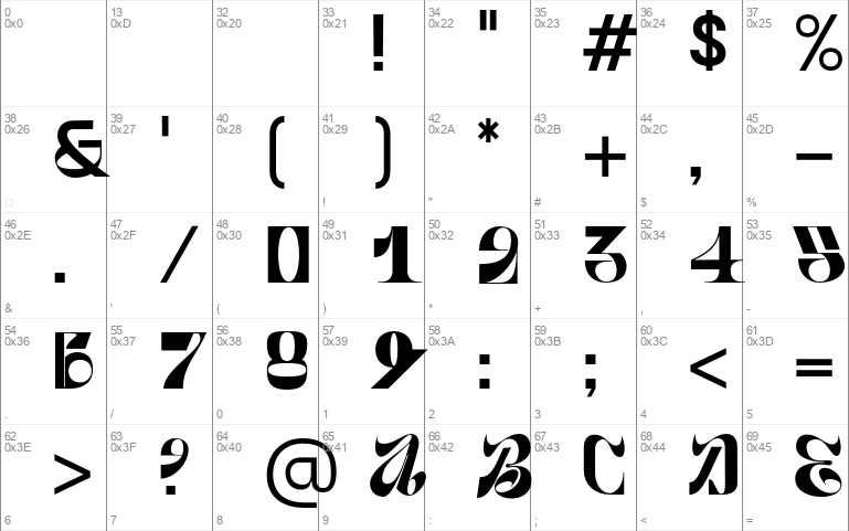 Asgard Windows font - free for Personal