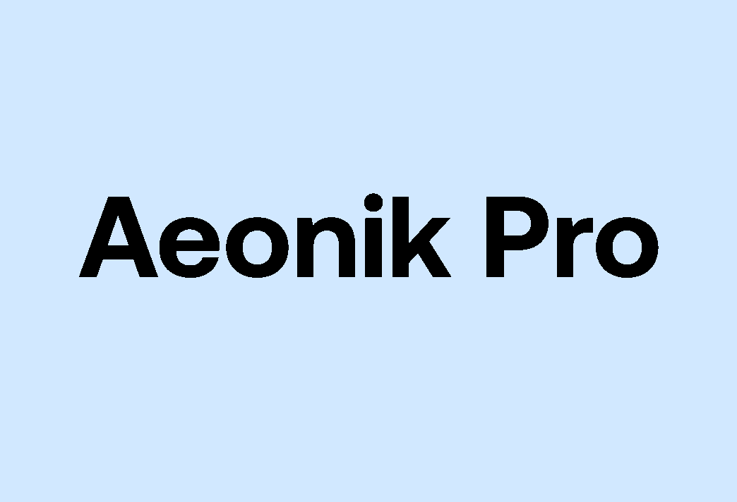 Aeonik Pro TRIAL
