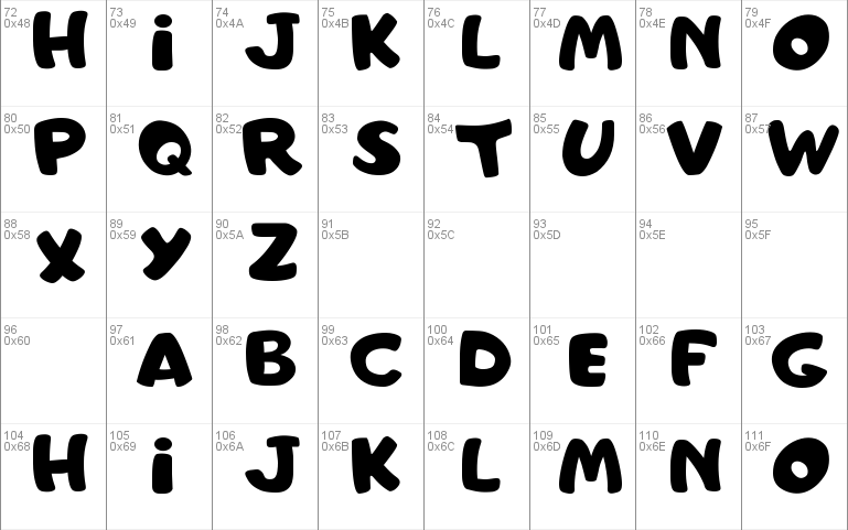 AutoToy font