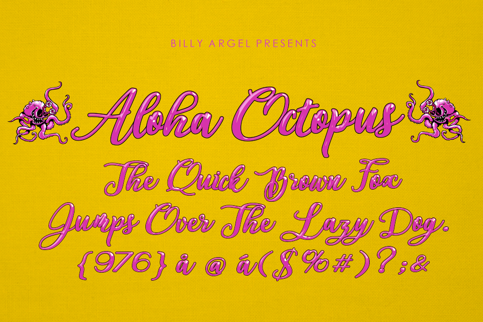 Aloha Octopus Personal Use