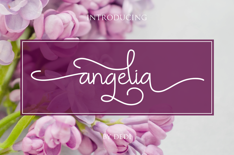 Angelia handwritten