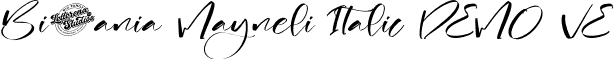 Bistania Mayneli Italic DEMO VE