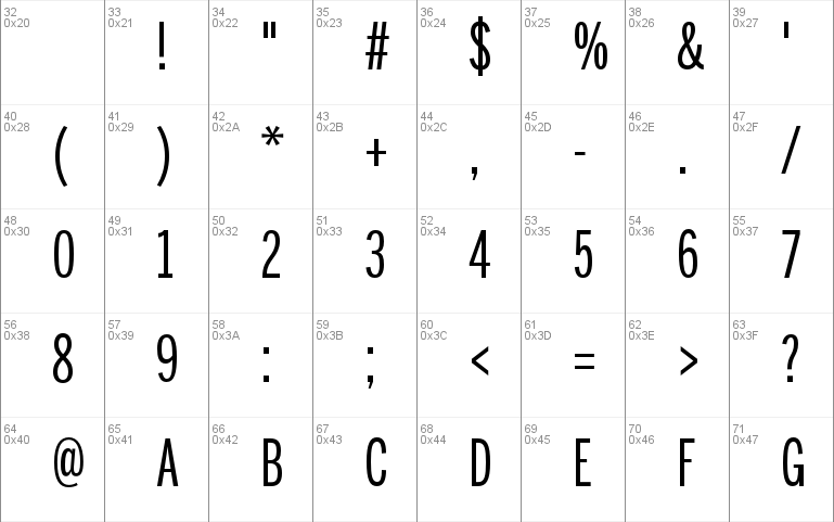 BentonSans ExtraComp Regular