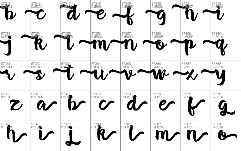 Brush Stroke Windows Font - Free For Personal