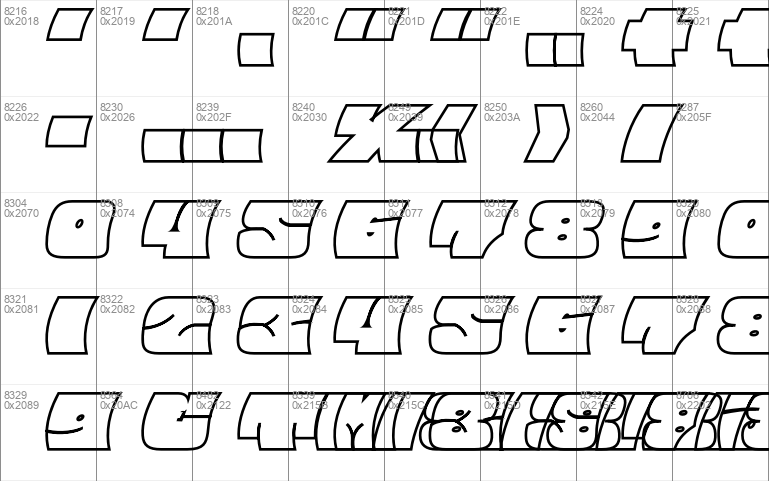 Barred Outline PERSONAL USE