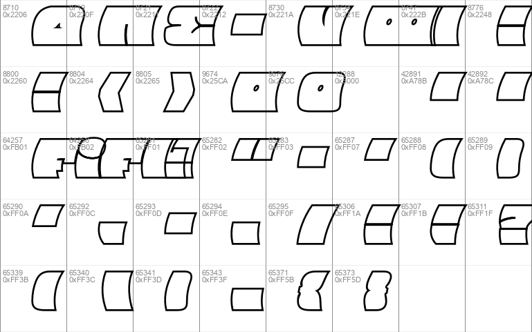 Barred Outline PERSONAL USE