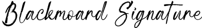 Blackmoard Signature