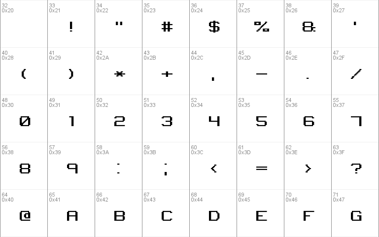 Binary Windows font - free for Personal | Commercial | Redistribution ...