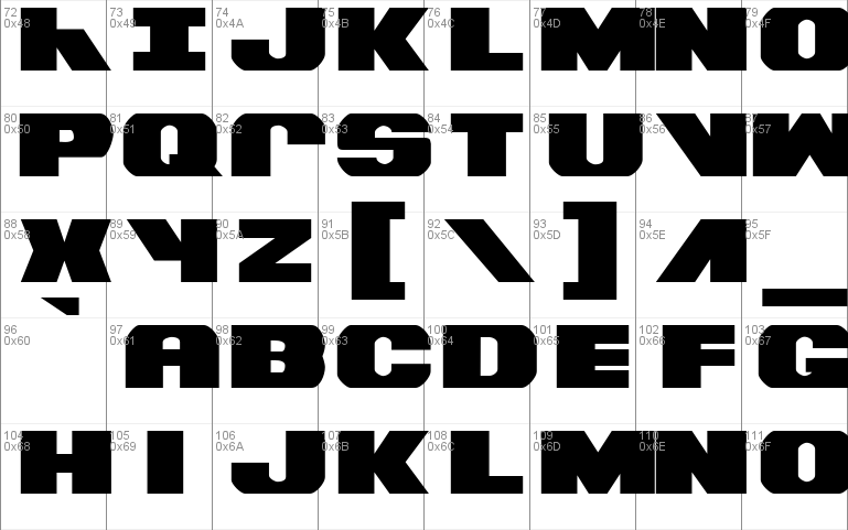 Bummer Windows font - free for Personal