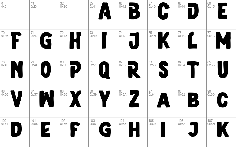 Bravhela Free Font