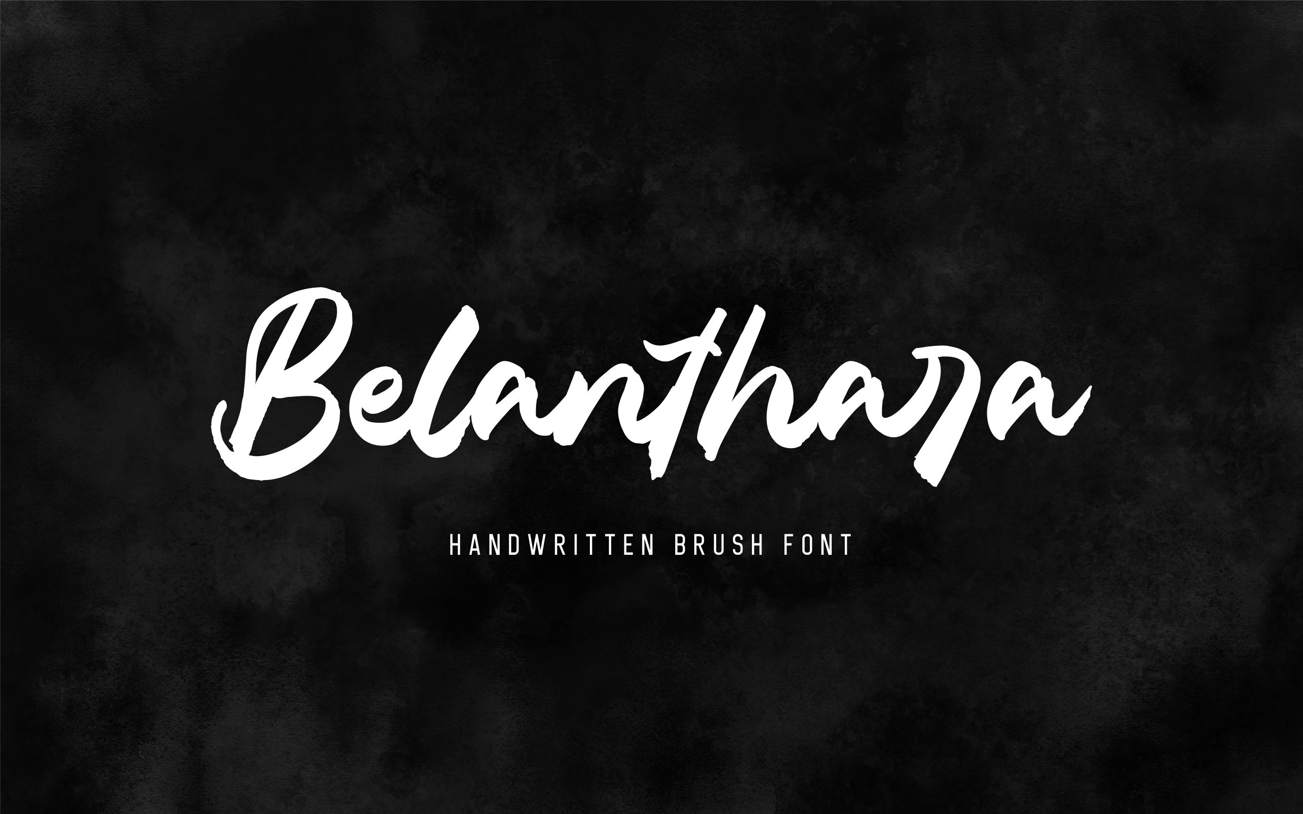 Belanthara - Brush Font Demo