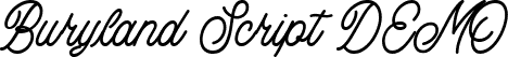 Buryland Script DEMO