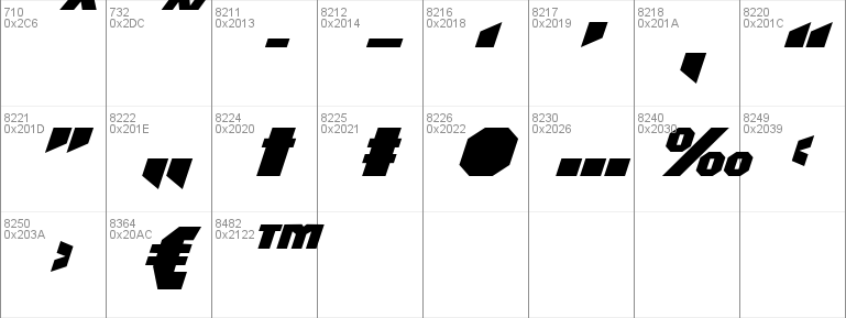 Blitzstrike Expanded Italic