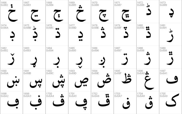 Bahij Uthman Taha Windows font - free for Personal