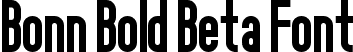 Bonn Bold Beta Font