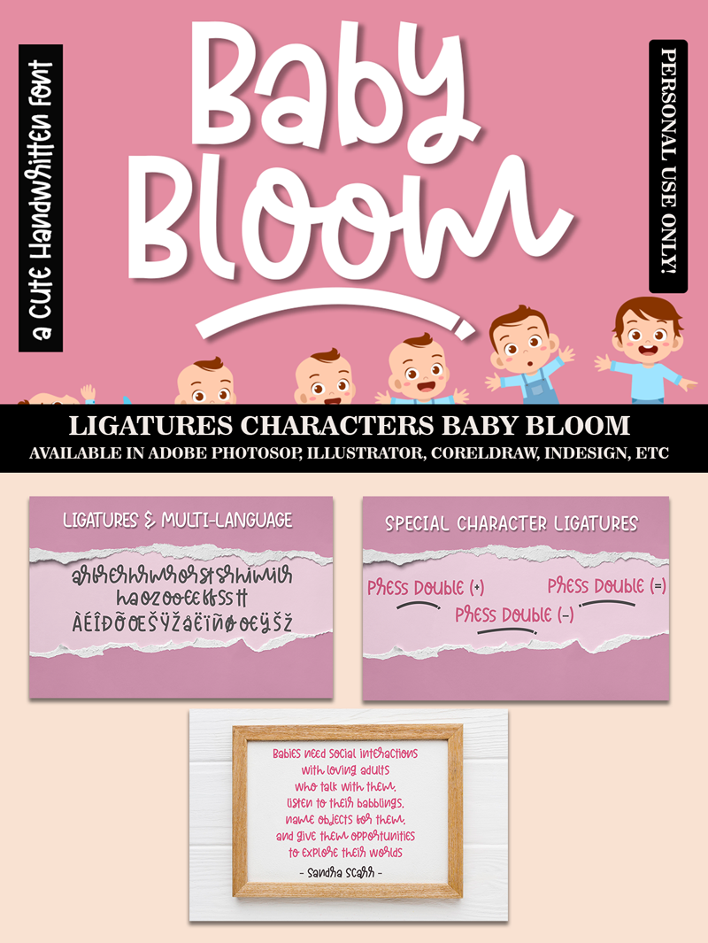 Baby Bloom - Personal Use