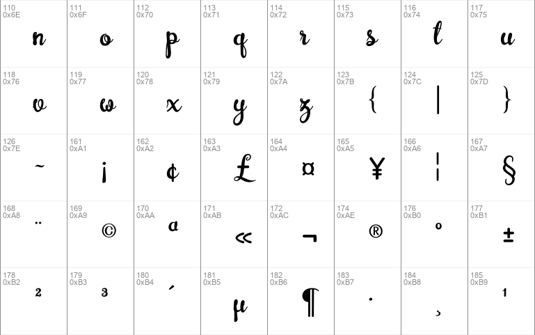 Brazilian Script Fill Windows font - free for Personal