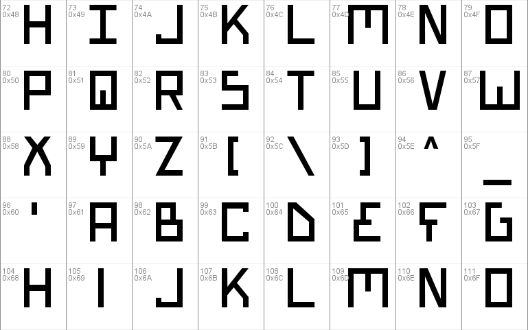 Bionic Type Expanded Font