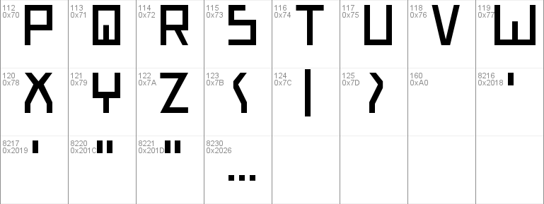 Bionic Type Expanded Font