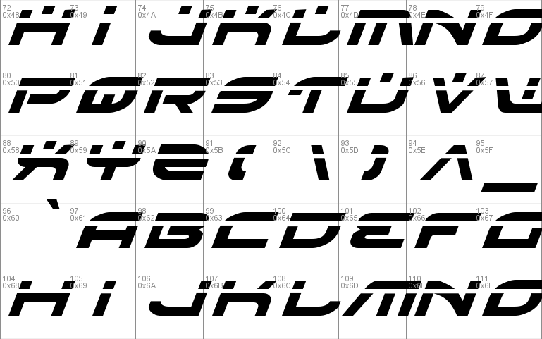 Battlefield Laser Italic