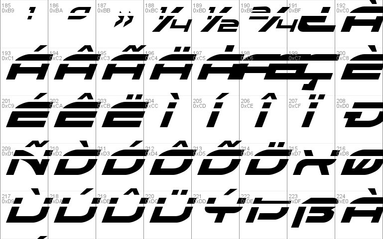 Battlefield Laser Italic