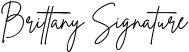 Brittany Signature