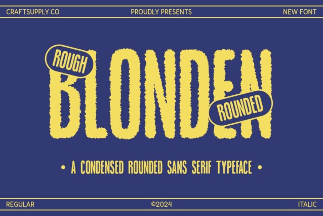 Blonden Rounded Rough Demo