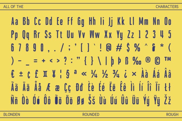 Blonden Rounded Rough Demo