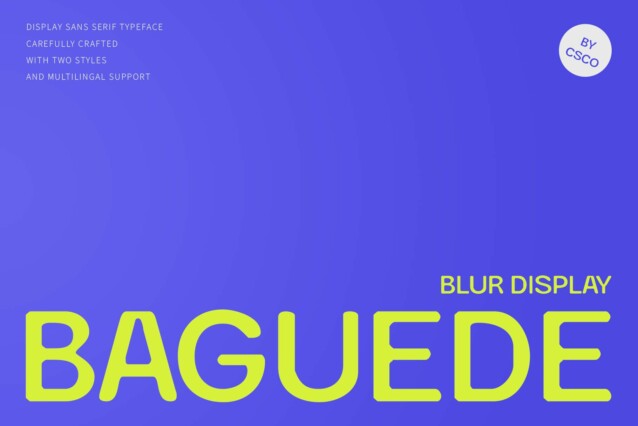 Baguede Blur Demo