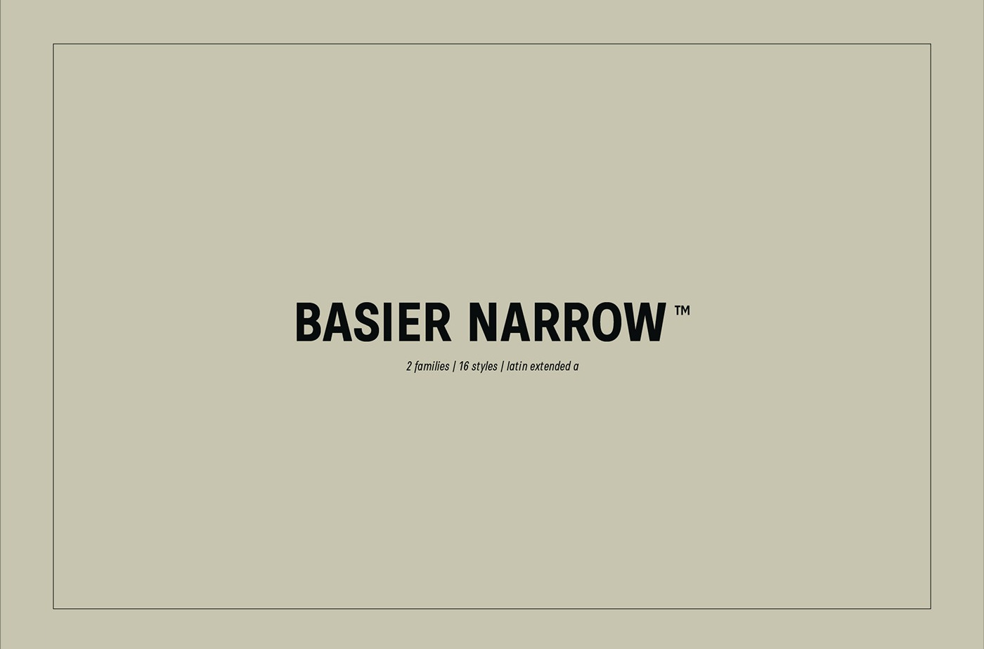 Basier Square Narrow
