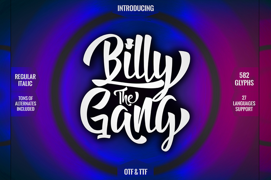 Billy The Gang calligraphy