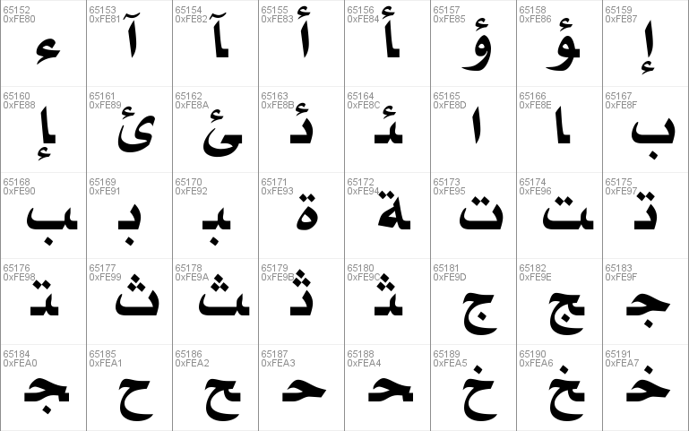 Muna arabic font online