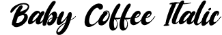 Baby Coffee Italic