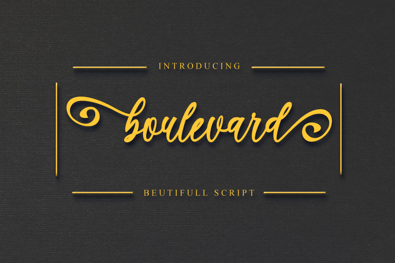 boulevard calligraphy august
