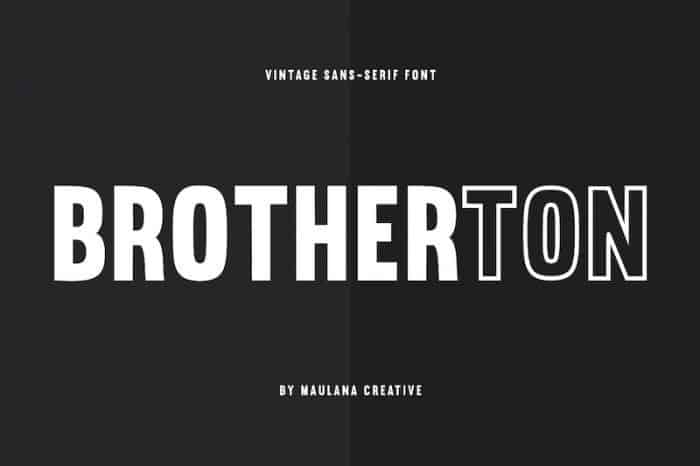 Brotherton Free Font