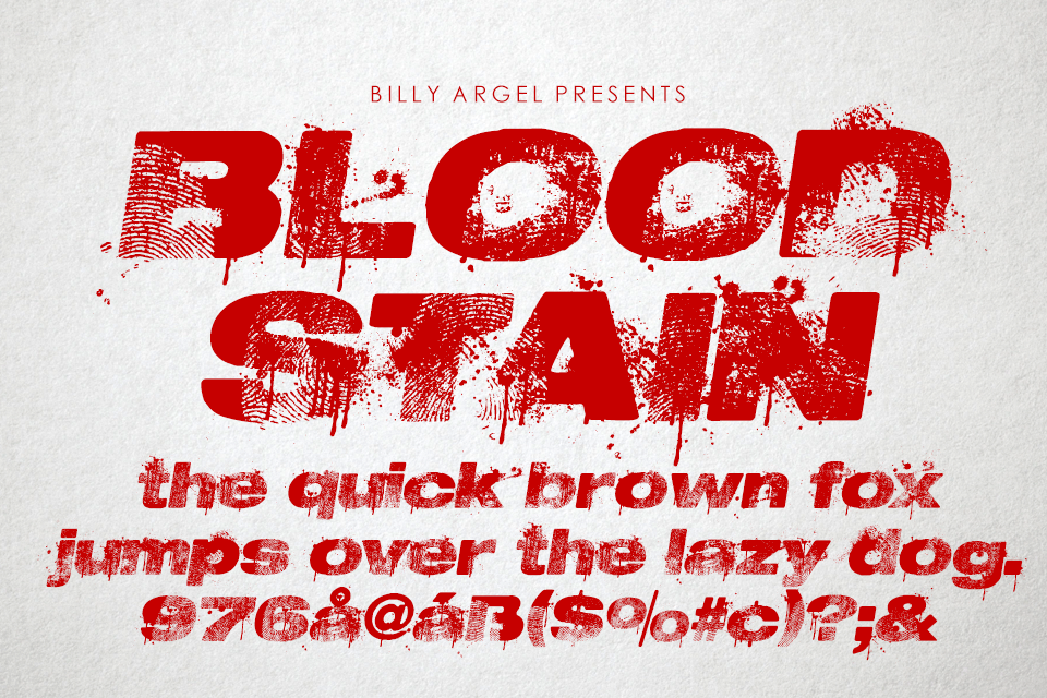 BLOODSTAIN PERSONAL USE