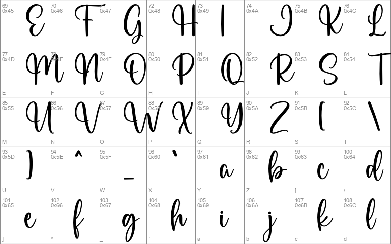 Bluebell Windows font - free for Personal